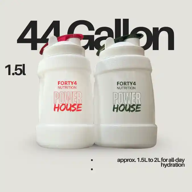 Power House Gallon Bottle (Red/Green Cap)