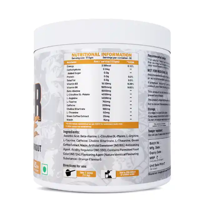 Power House Preworkout ( Orange Fuze )