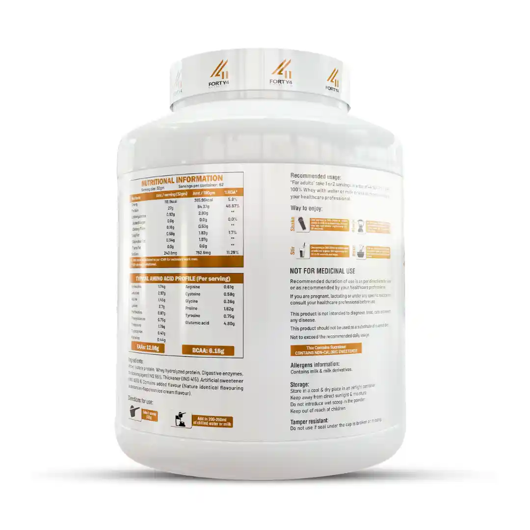 100% Whey Napoleon ice cream 